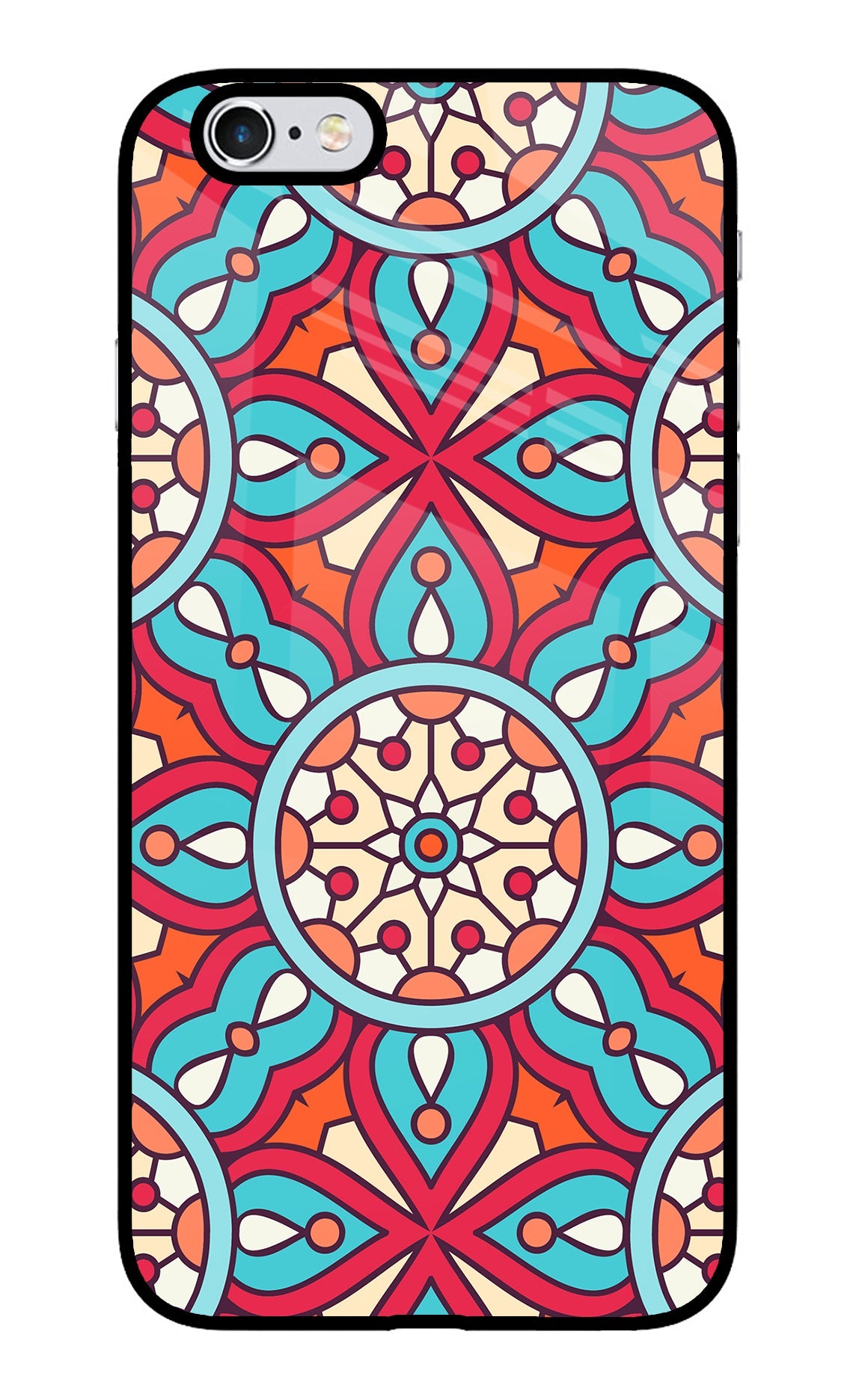 Mandala Geometric iPhone 6/6s Glass Case