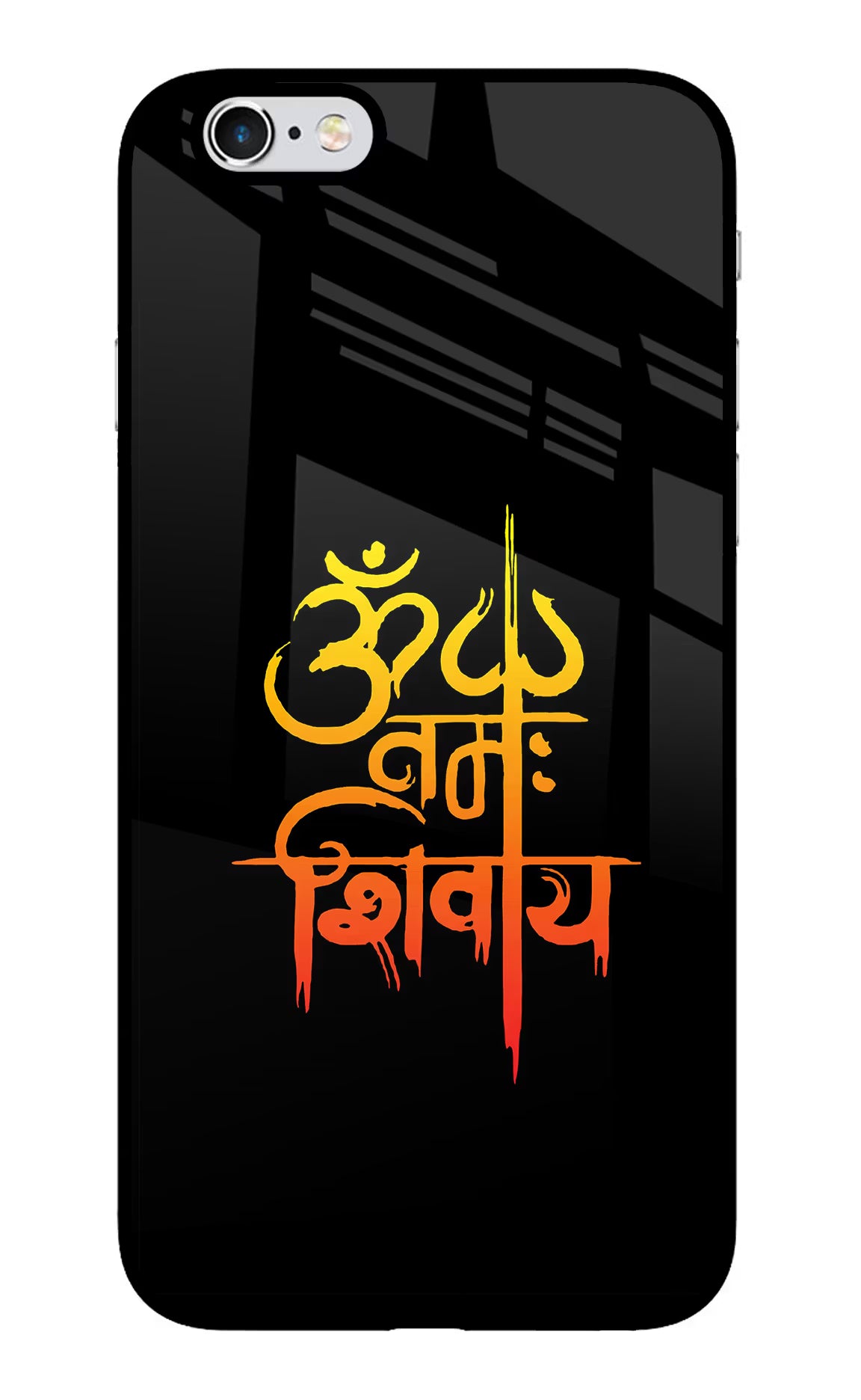 Om Namah Shivay iPhone 6/6s Glass Case Back Cover by Casekaro