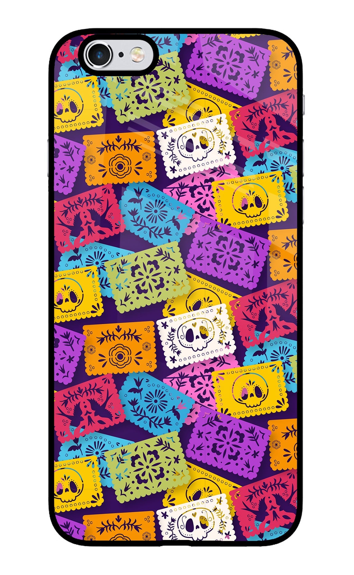 Mexican Pattern iPhone 6/6s Glass Case