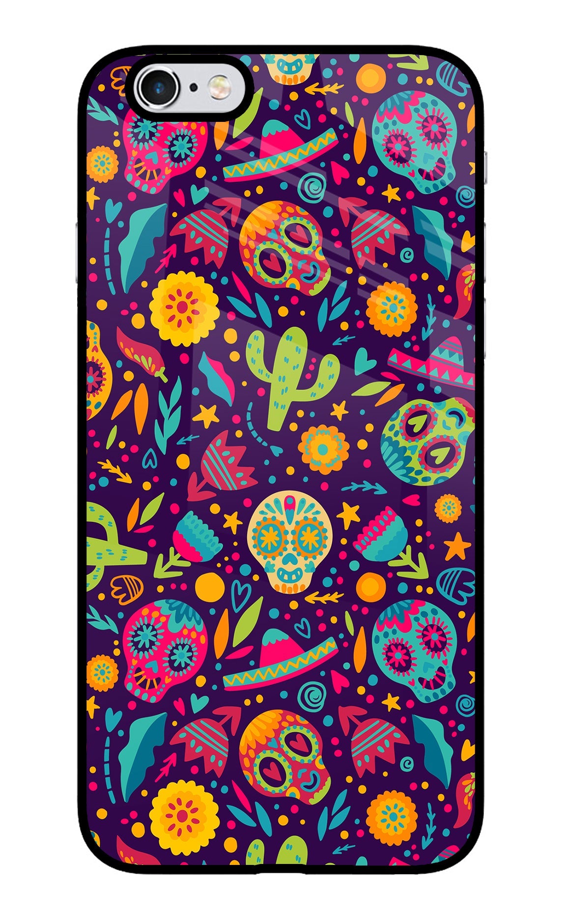 Mexican Design iPhone 6/6s Glass Case