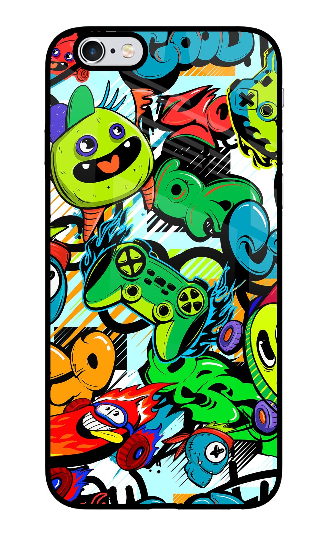 Game Doodle iPhone 6/6s Glass Case