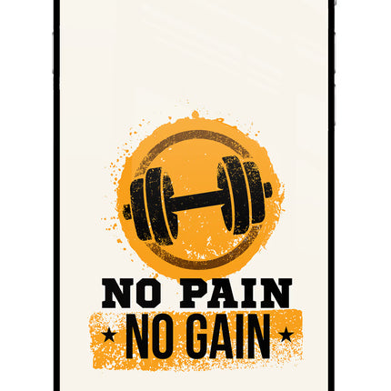 No Pain No Gain iPhone 6/6s Glass Case