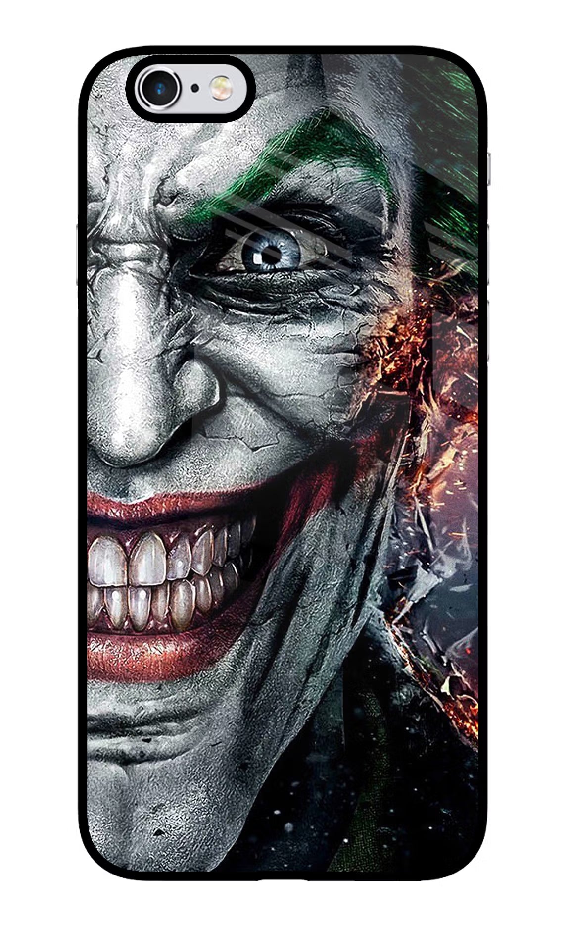 Joker Cam iPhone 6/6s Glass Case Back Cover by Casekaro