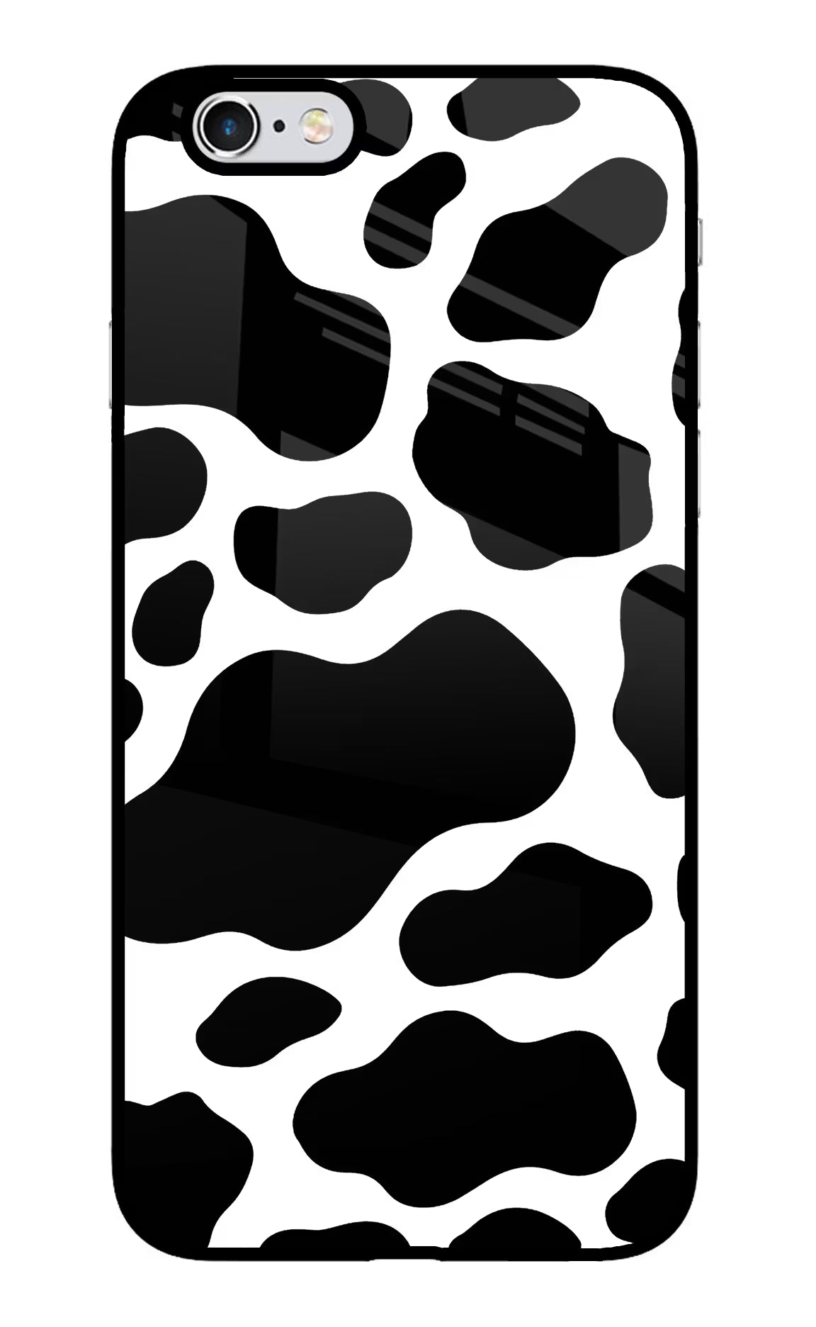 Cow Spots iPhone 6/6s Glass Case Back Cover by Casekaro