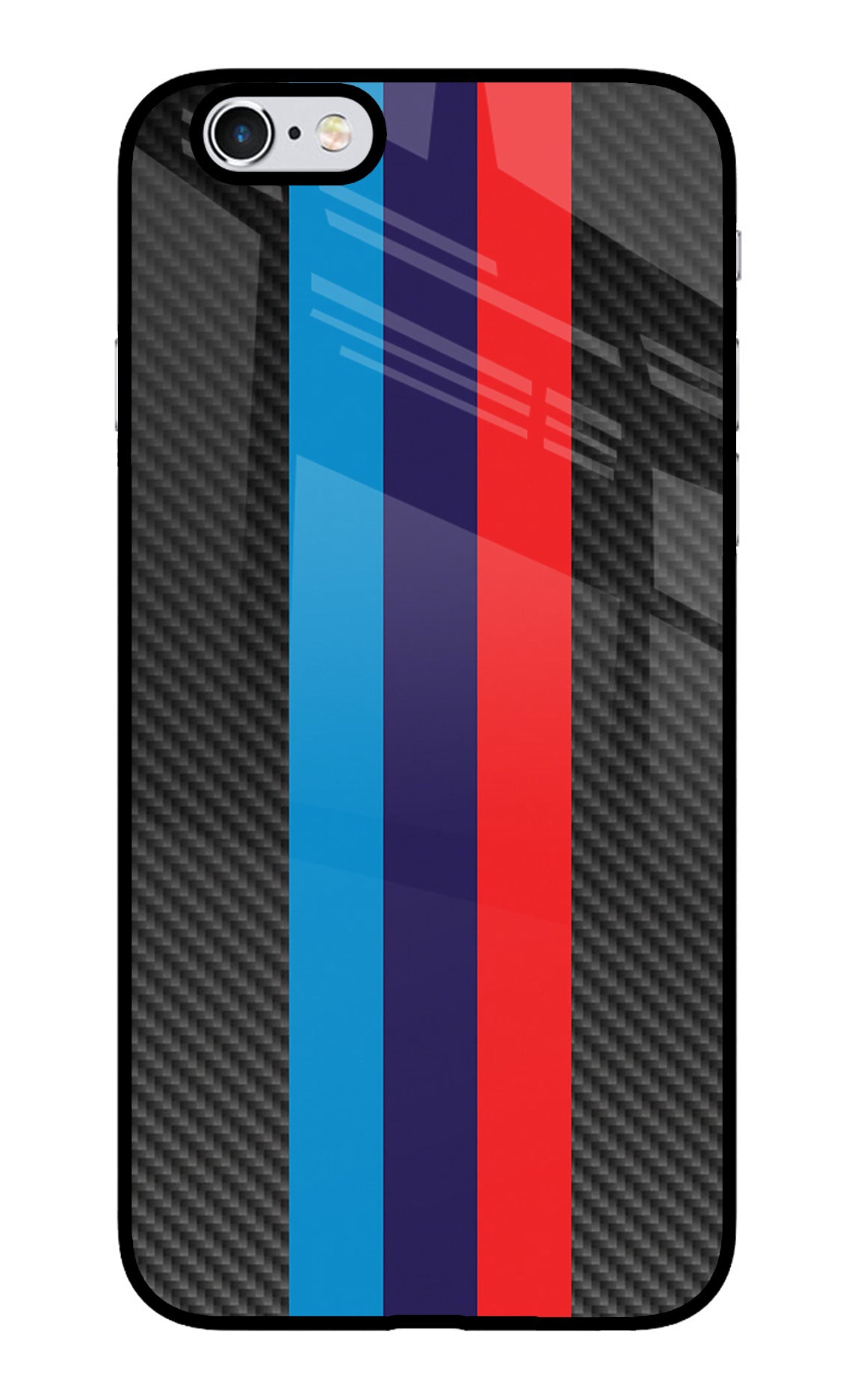 BMW Stripes Pattern iPhone 6/6s Glass Case