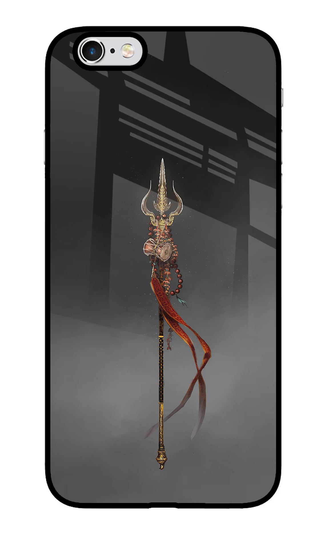 Shiv Trishul iPhone 6/6s Glass Case Back Cover by Casekaro