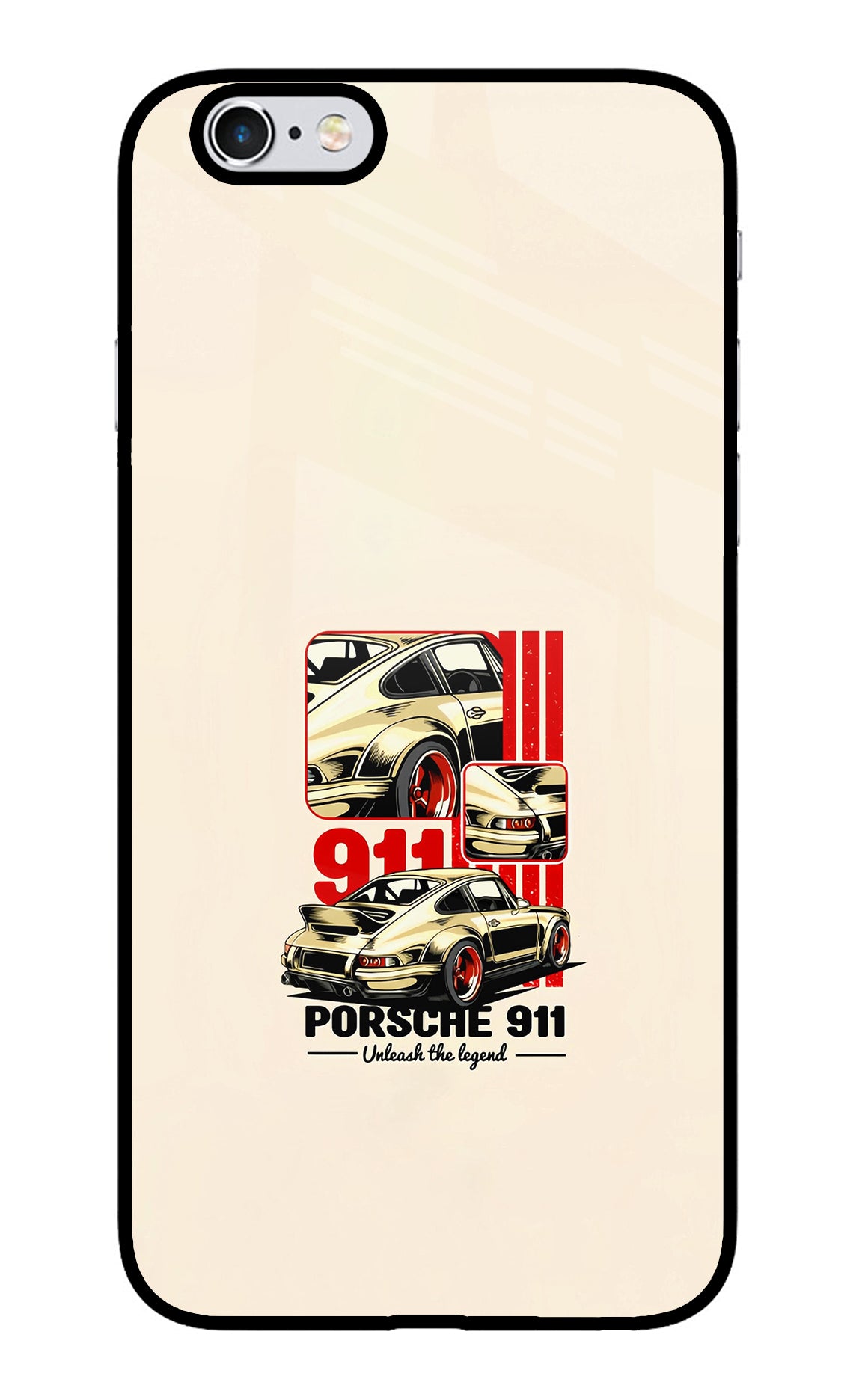 Classic Porsche 911 iPhone 6/6s Glass Case