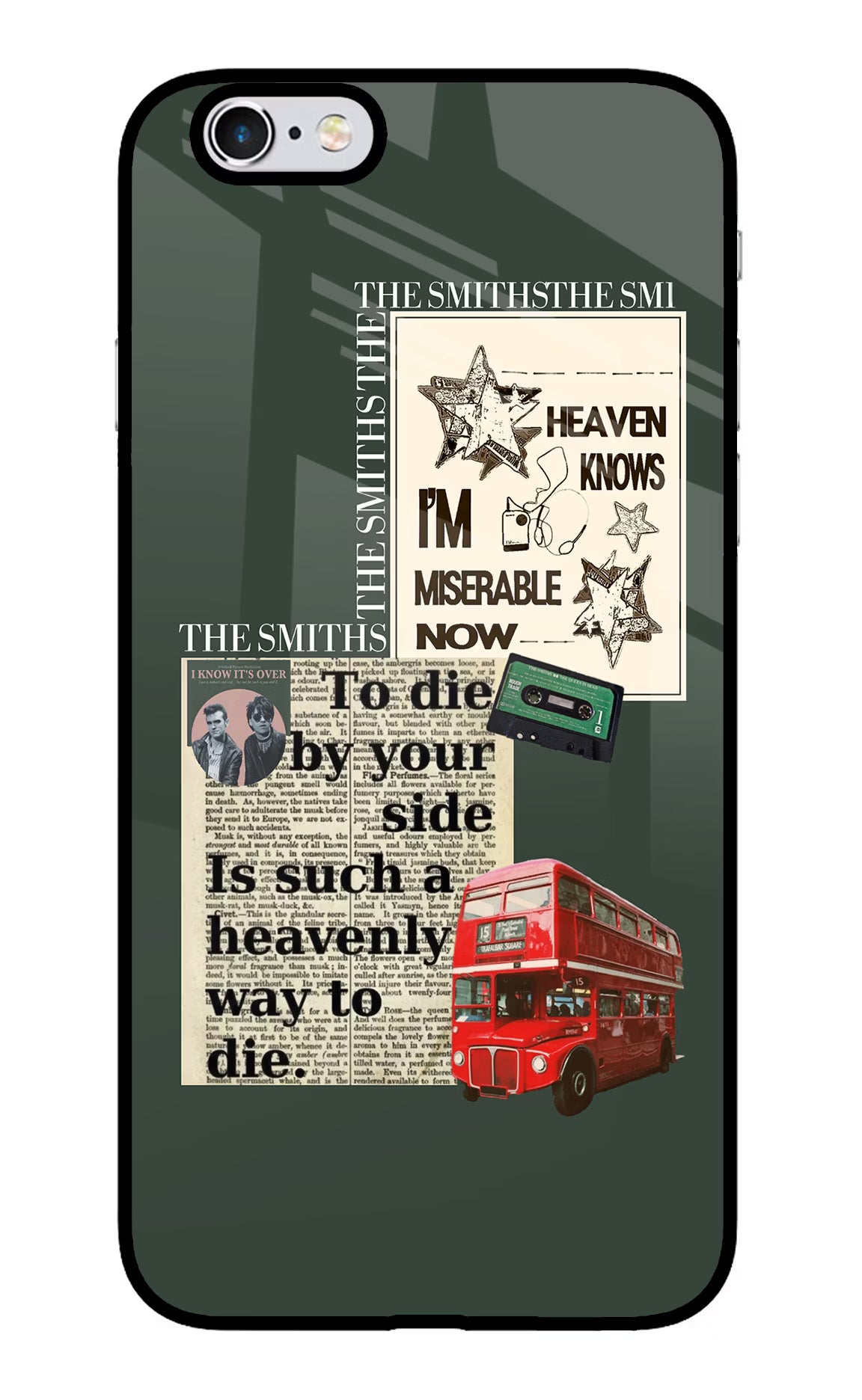 The Smiths iPhone 6/6s Glass Case Back Cover by Casekaro