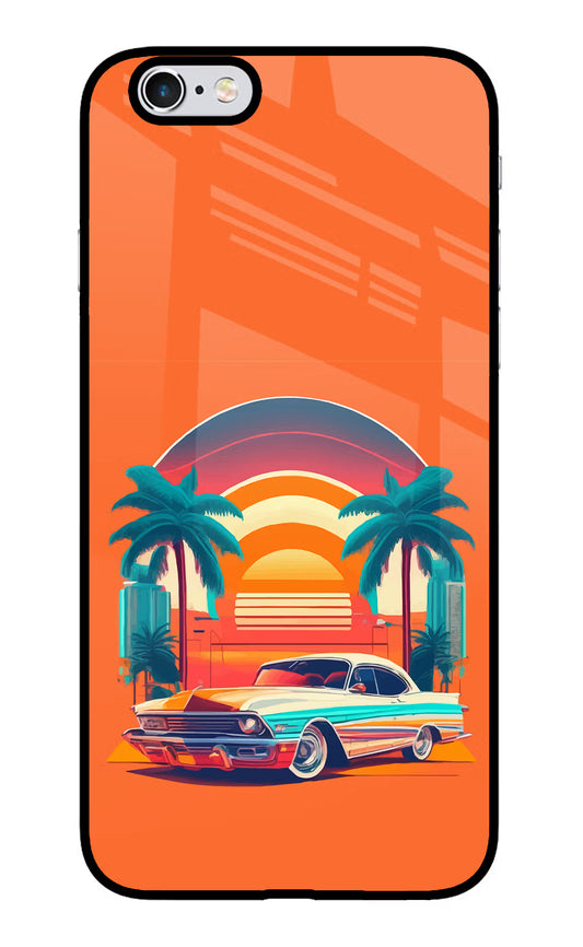 Palm Drive 80s iPhone 6/6s Glass Case