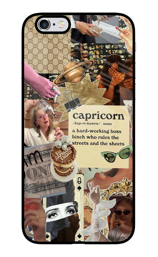 Capricorn Zodiac iPhone 6/6s Glass Case