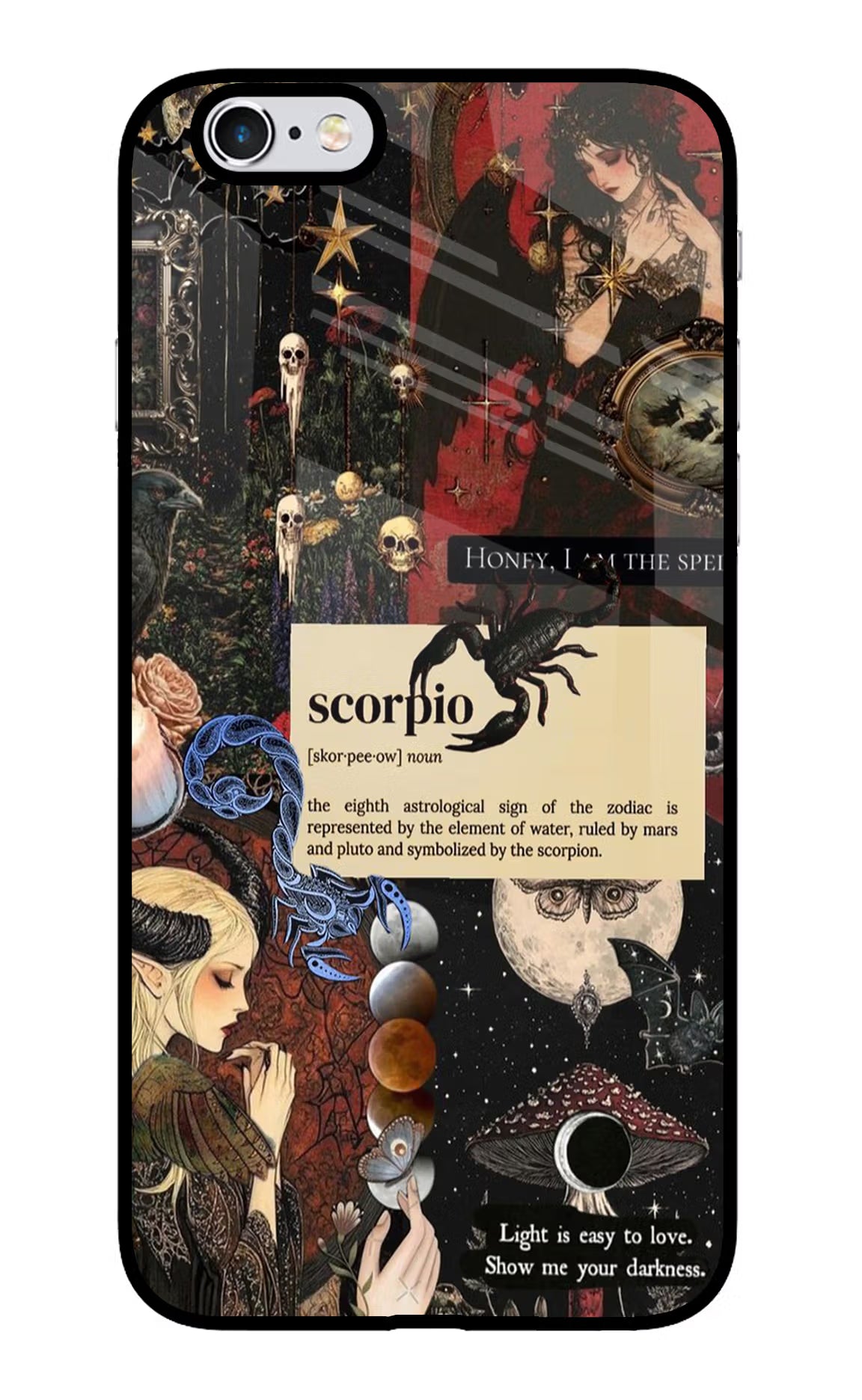 Scorpio Zodiac iPhone 6/6s Glass Case