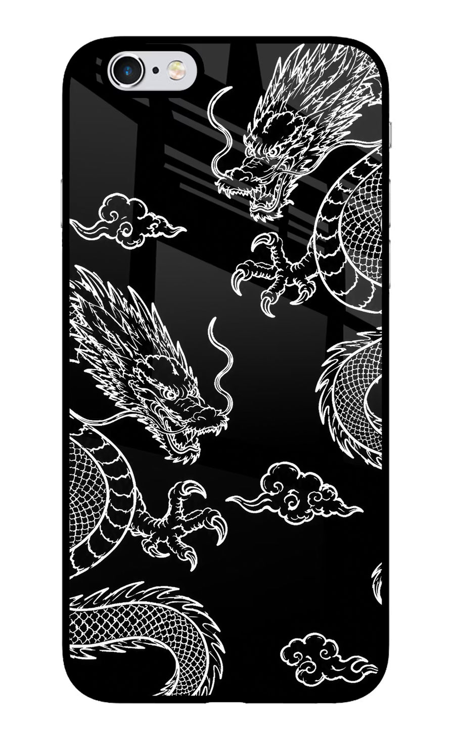 Twin Dragons iPhone 6/6s Back Cover, Glass case