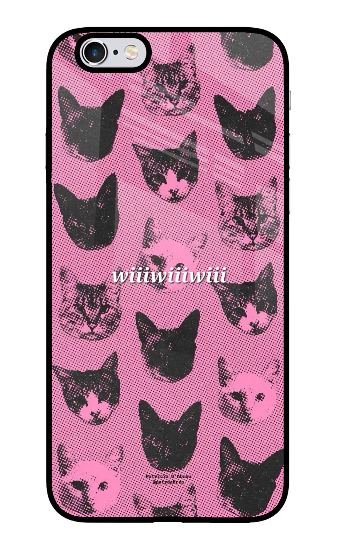 Pink Cats iPhone 6/6s Glass Case