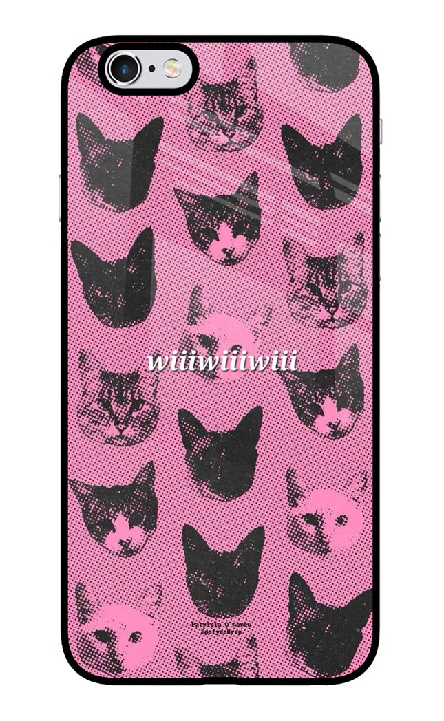 Pink Cats iPhone 6/6s Glass Case