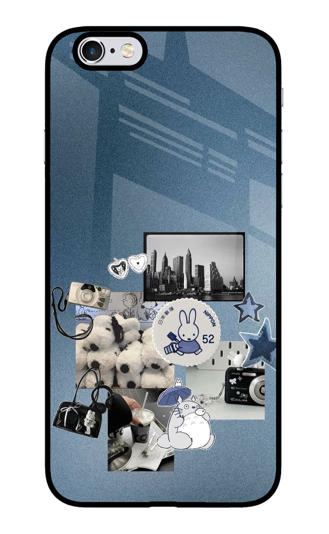 Miffy iPhone 6/6s Glass Case Back Cover by Casekaro