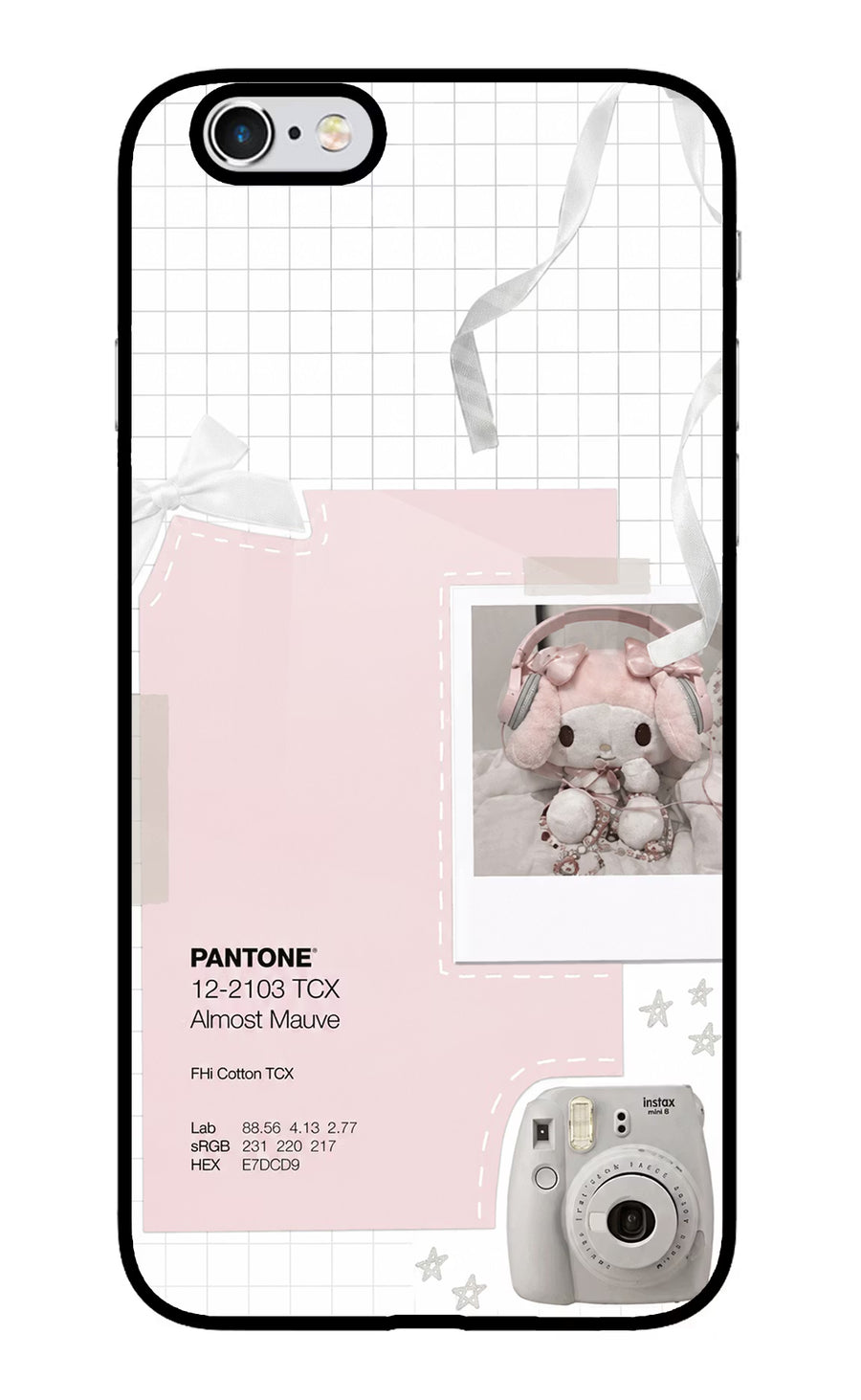 Pantone Asthetic iPhone 6/6s Back Cover, Glass case