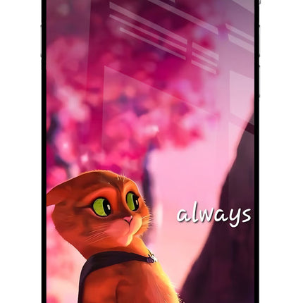 Always Cat iPhone 6/6s Glass Case