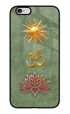 Om & Lotus iPhone 6/6s Glass Case