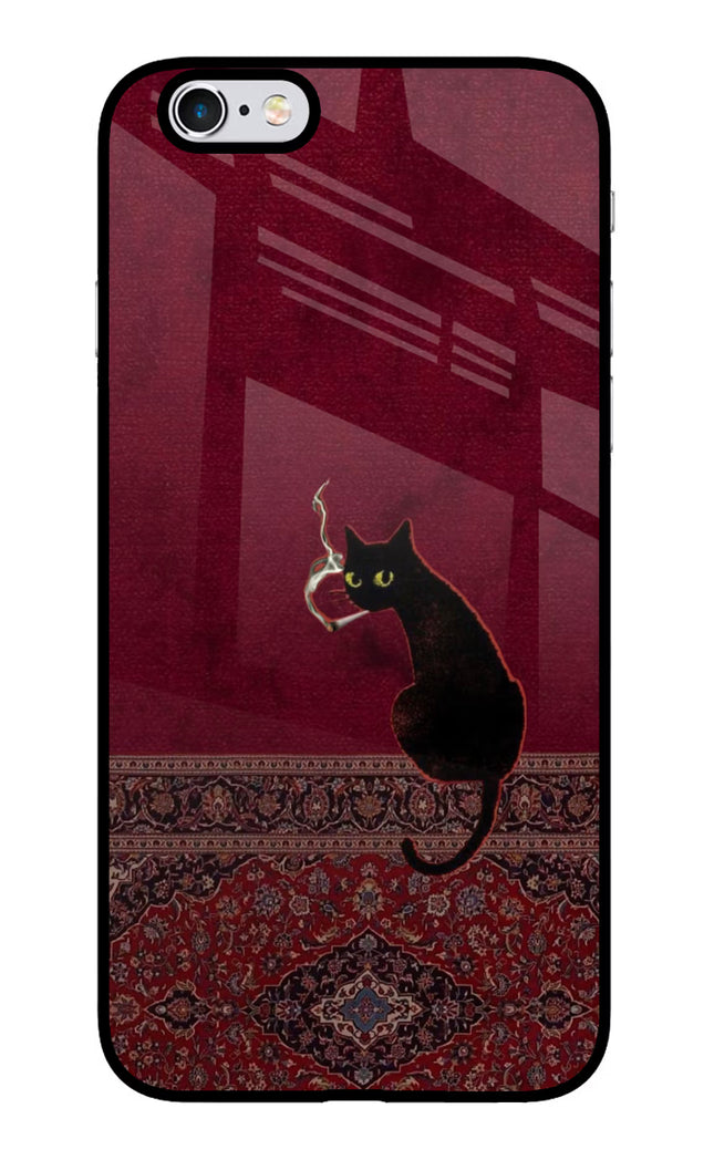 Midnight Cat iPhone 6/6s Glass Case