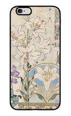 White Lily iPhone 6/6s Glass Case