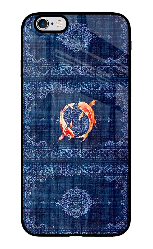 Koi Blue iPhone 6/6s Glass Case