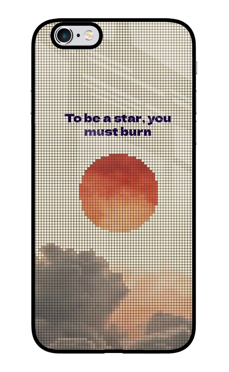 Pixel Sun iPhone 6/6s Back Cover, Glass case
