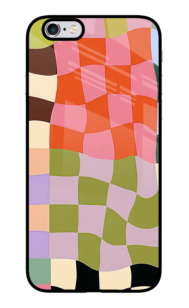 Wavy Grid iPhone 6/6s Glass Case