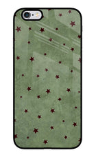 Green Stars iPhone 6/6s Glass Case