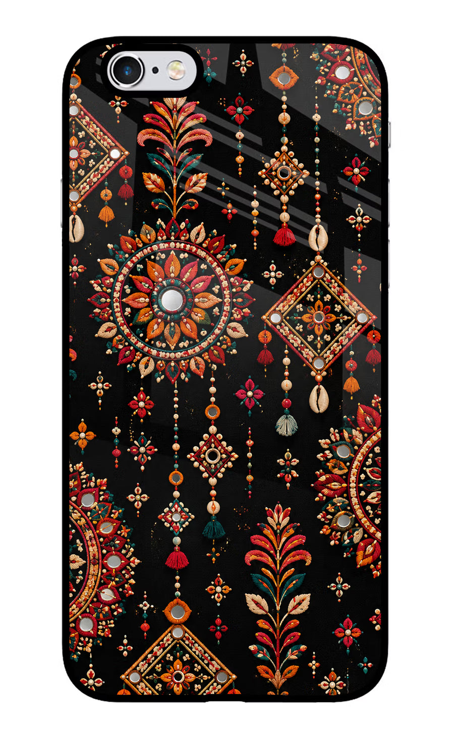 Boho Noir iPhone 6/6s Back Cover, Glass case