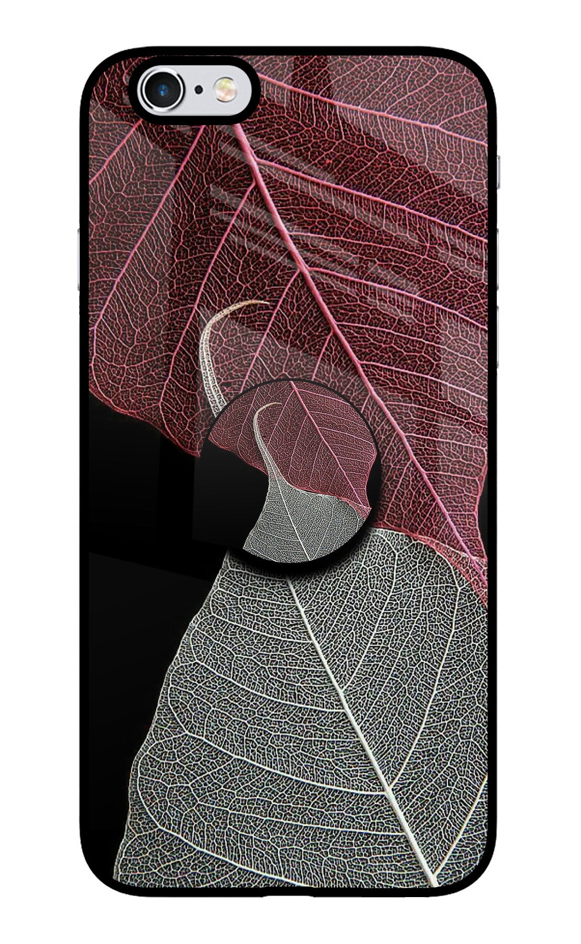 Leaf Pattern iPhone 6/6s Glass Case