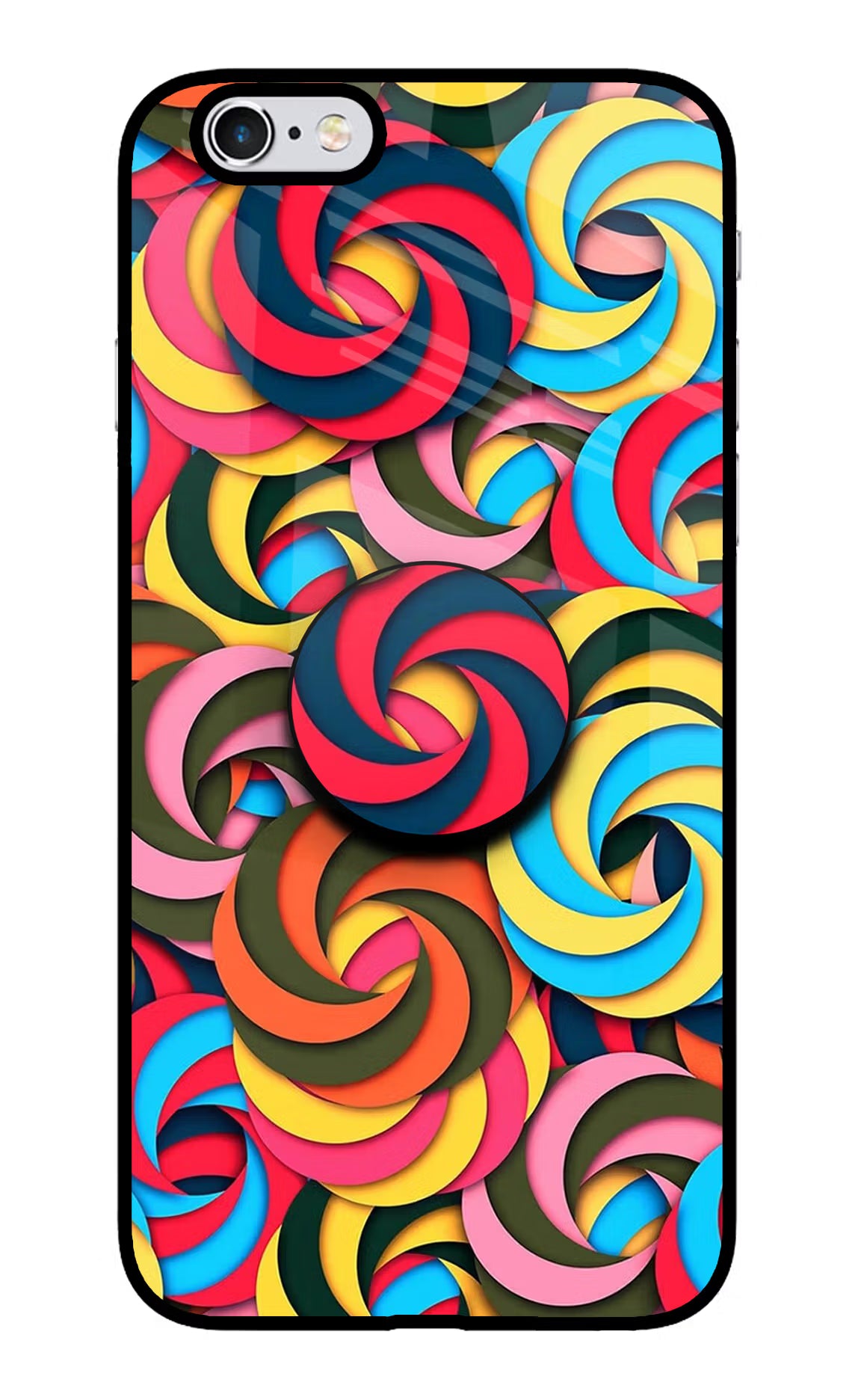 Spiral Pattern iPhone 6/6s Pop Case by Casekaro