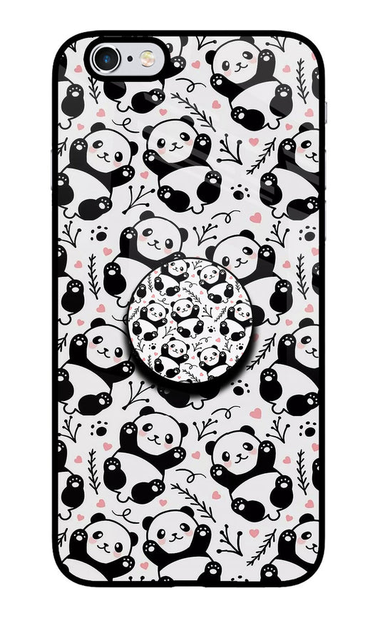 Cute Panda iPhone 6/6s Glass Case