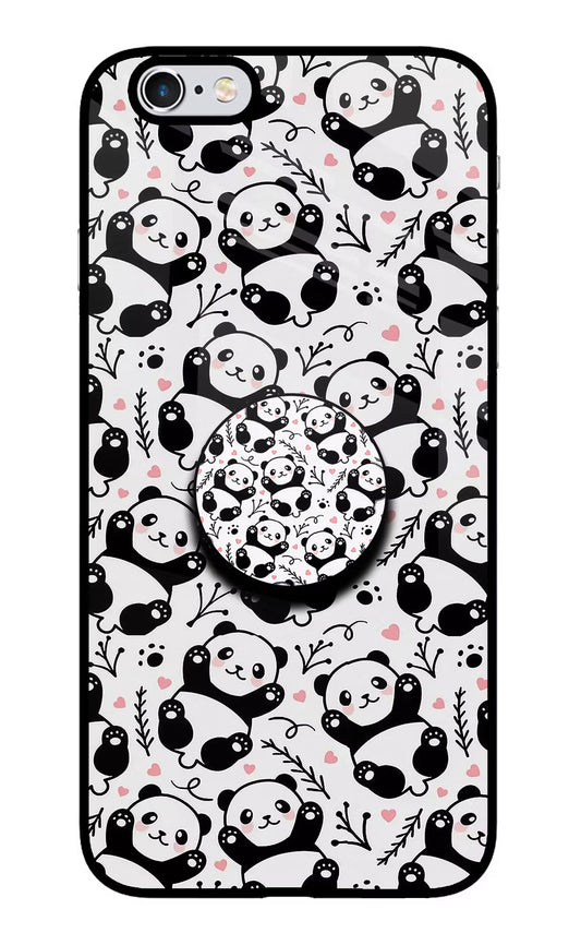 Cute Panda iPhone 6/6s Glass Case