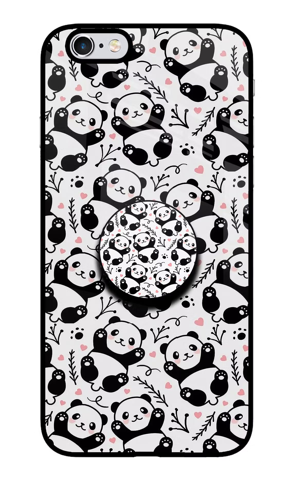 Cute Panda iPhone 6/6s Pop Case by Casekaro