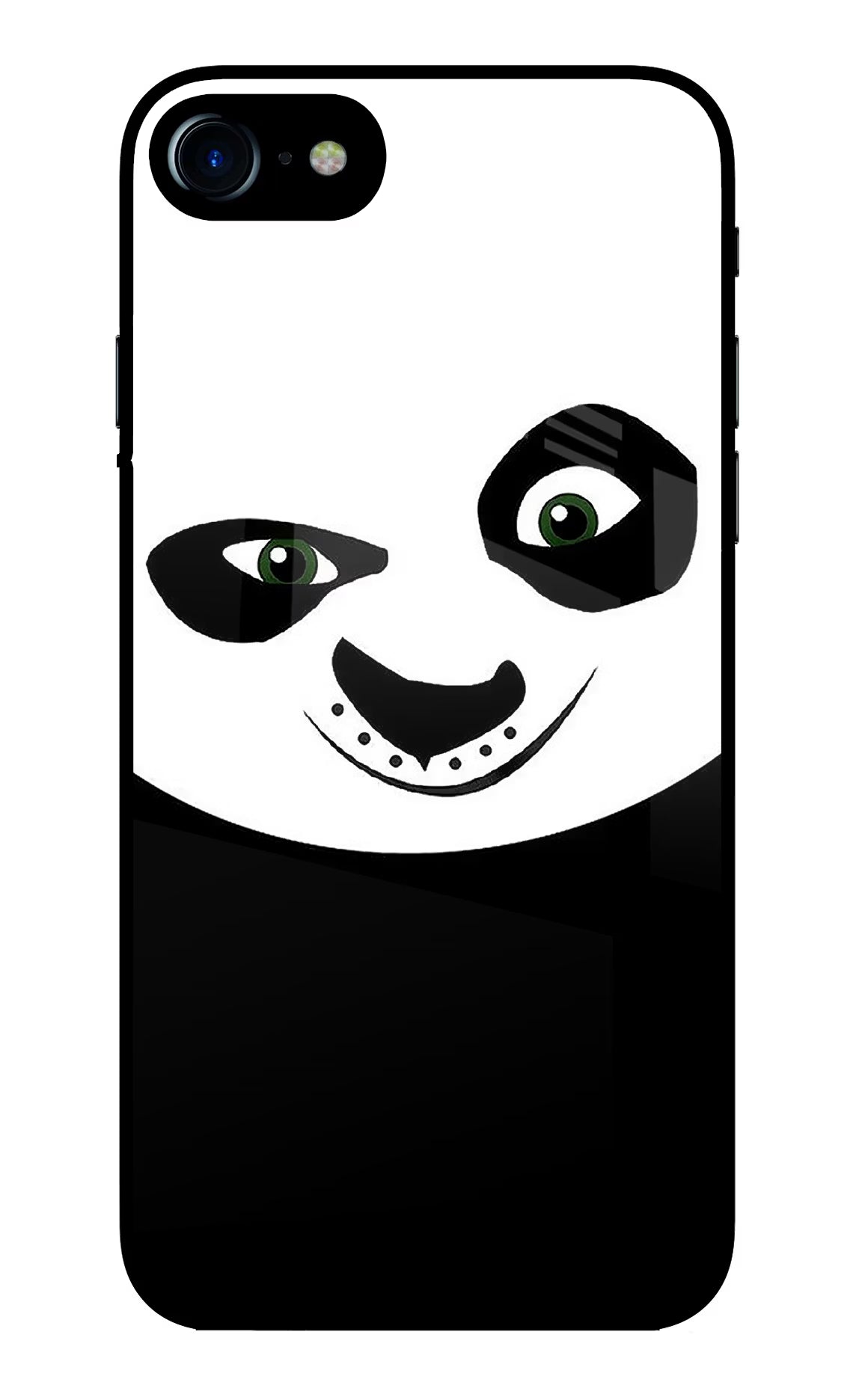 Panda iPhone 7/7s Glass Case Back Cover by Casekaro