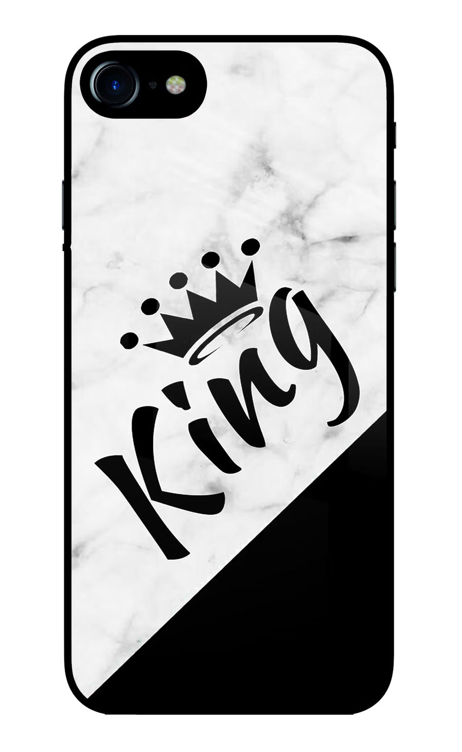 King iPhone 7/7s Back Cover, Glass case