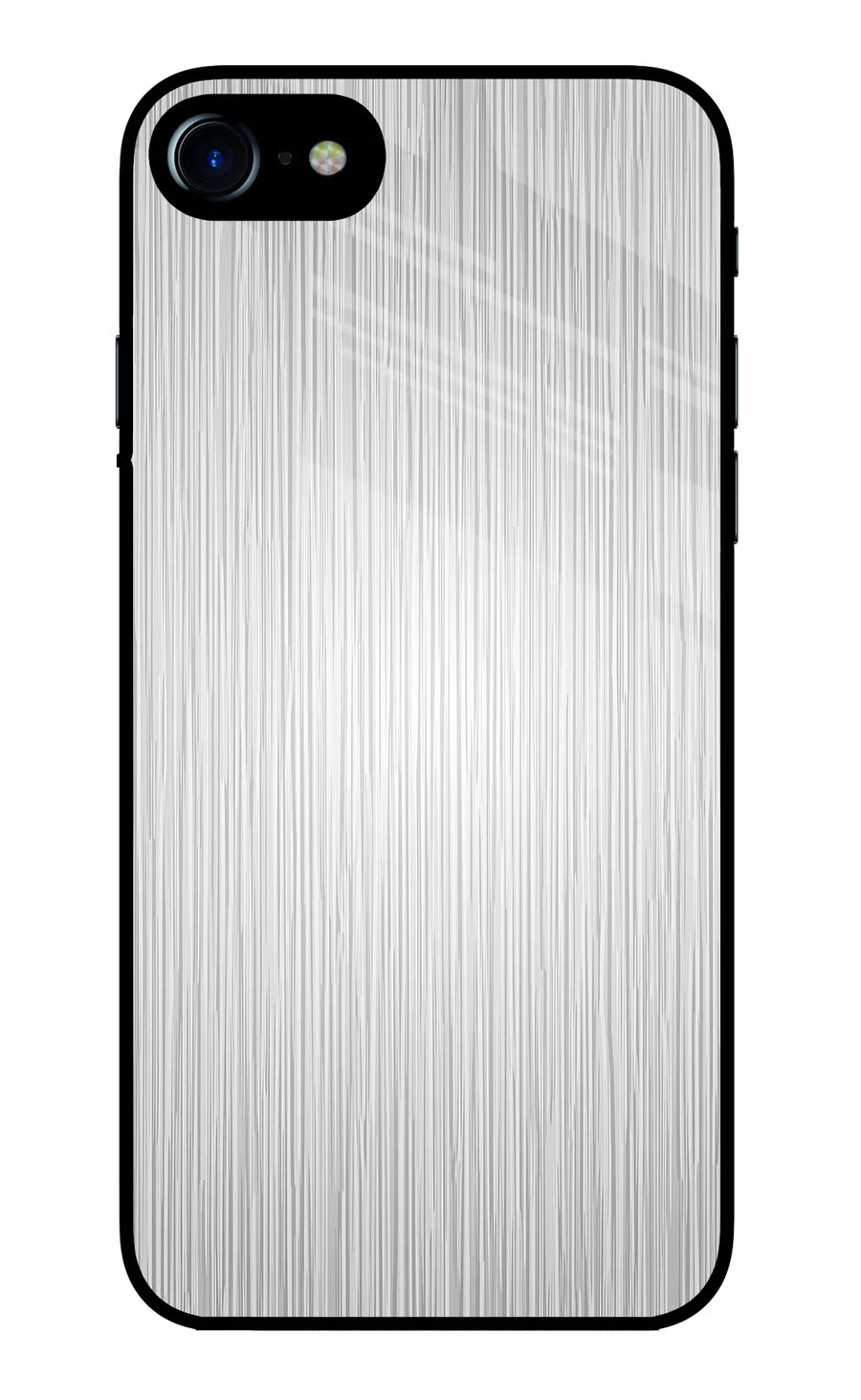 Wooden Grey Texture iPhone 7/7s Back Cover, Glass case