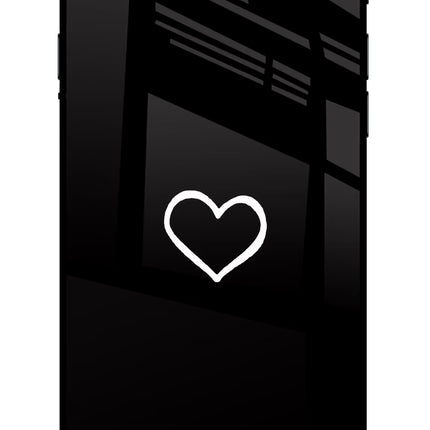 Heart iPhone 7/7s Glass Case Back Cover by Casekaro