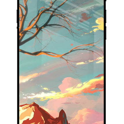 Scenery iPhone 7/7s Glass Case Back Cover by Casekaro