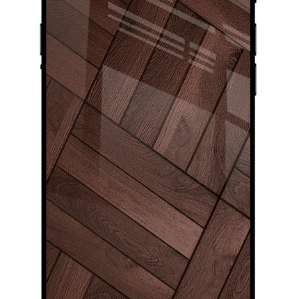 Wooden Texture Design iPhone 7/7s Glass Case Back Cover by Casekaro