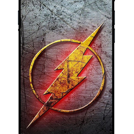Flash iPhone 7/7s Glass Case Back Cover by Casekaro