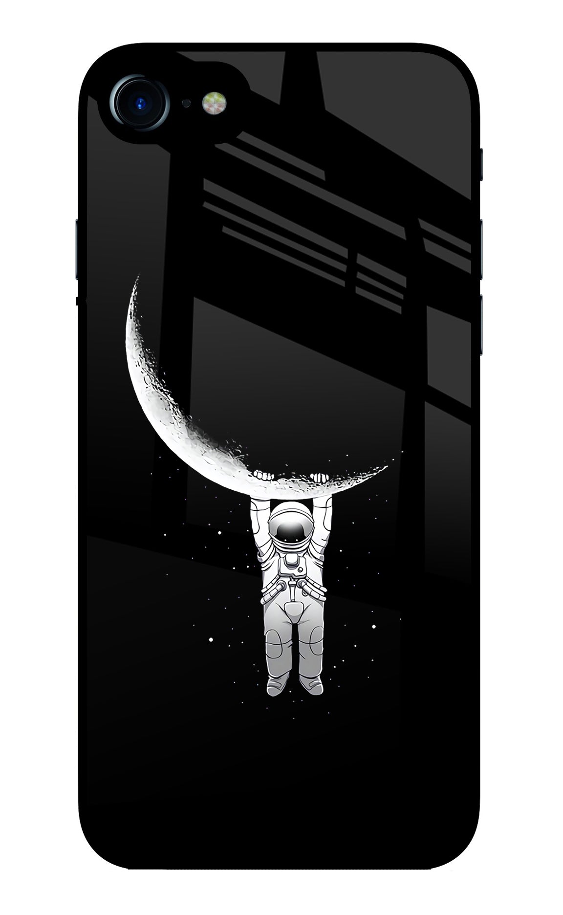 Moon Space iPhone 7/7s Glass Case