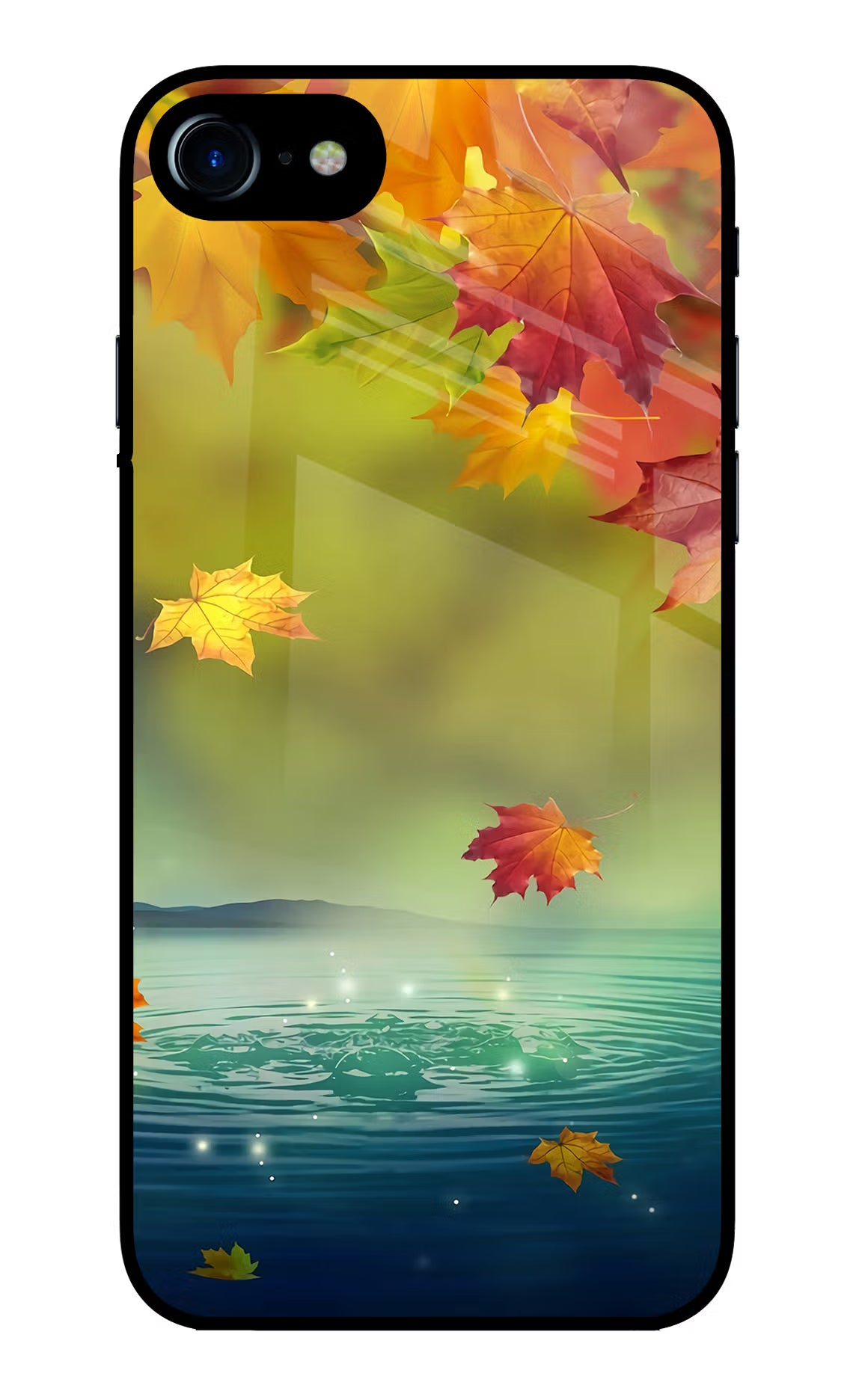 Flowers iPhone 7/7s Glass Case Back Cover by Casekaro