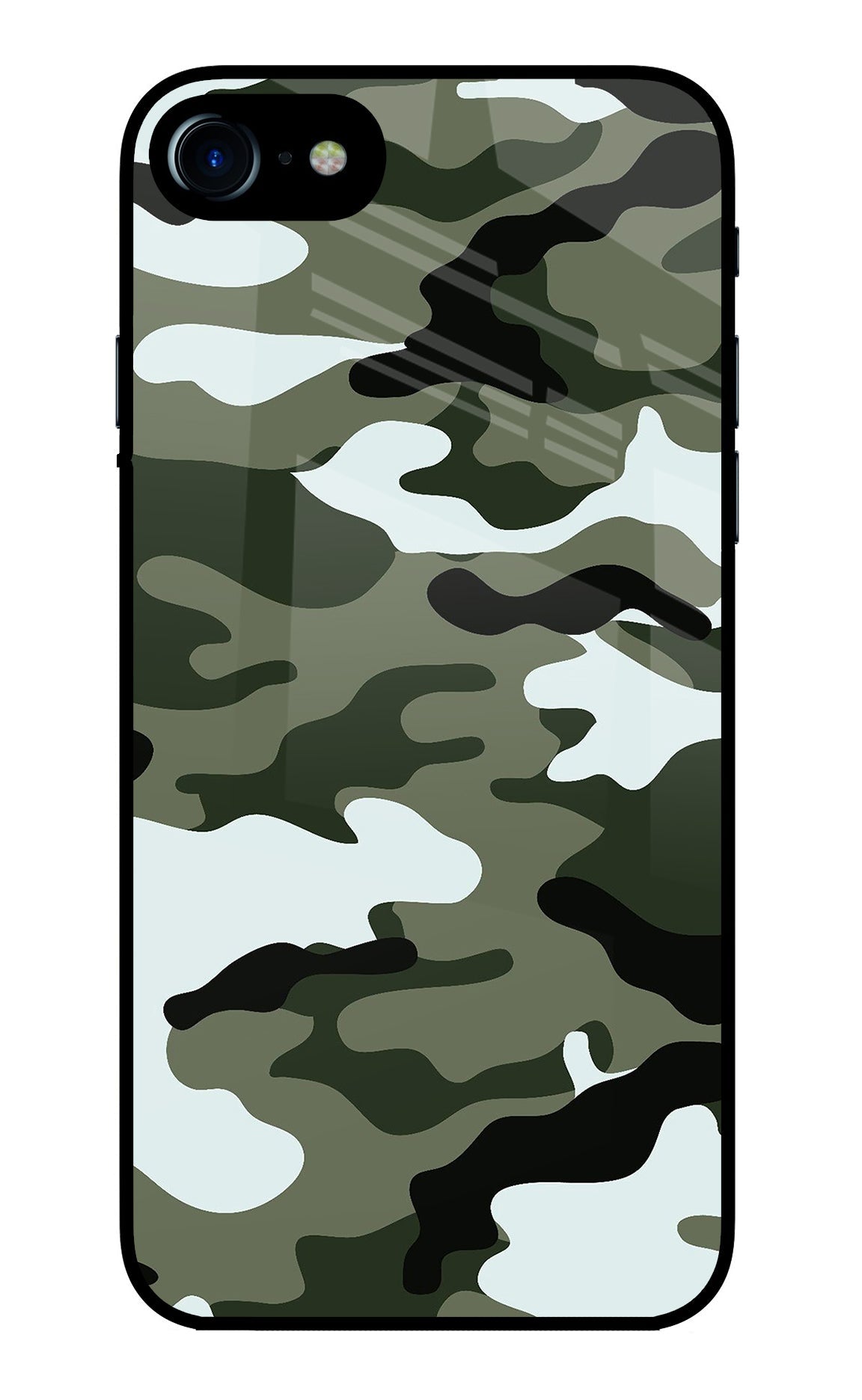 Camouflage iPhone 7/7s Glass Case