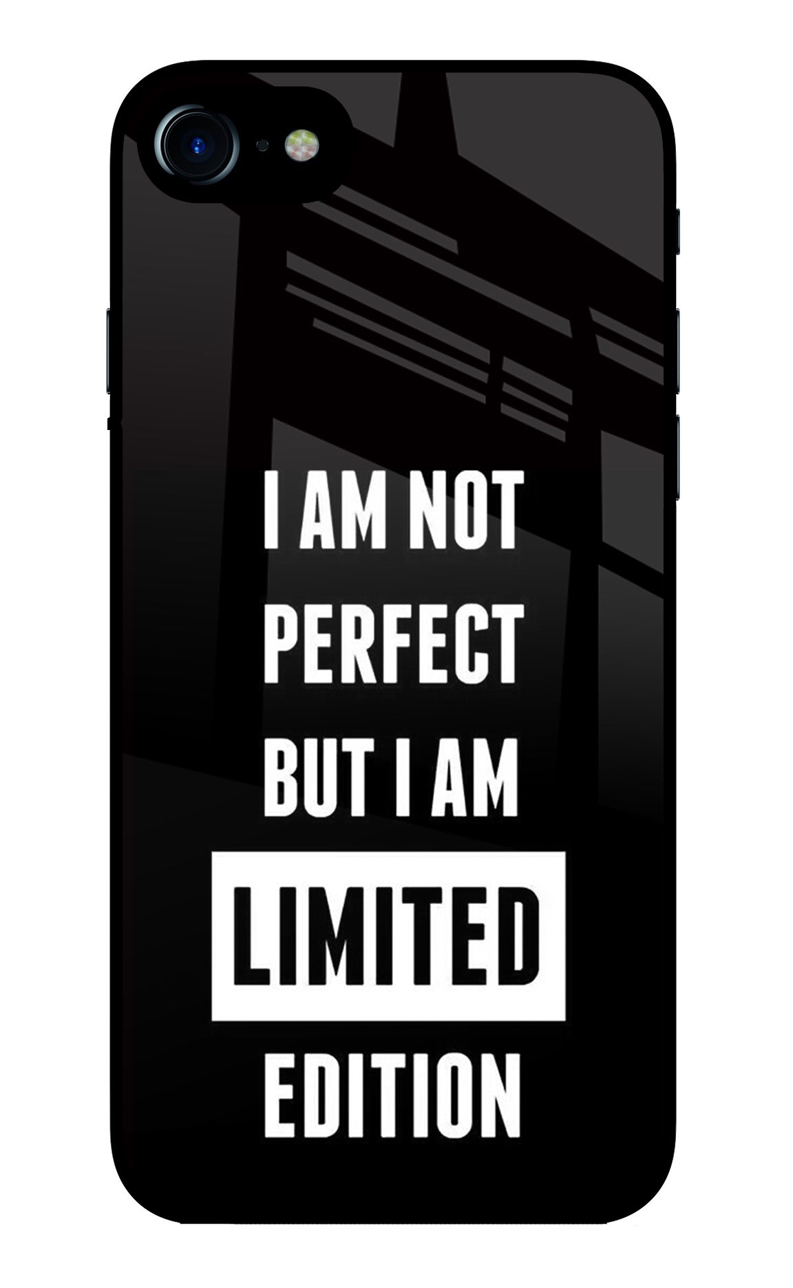 I Am Not Perfect But I Am Limited Edition iPhone 7/7s Glass Case