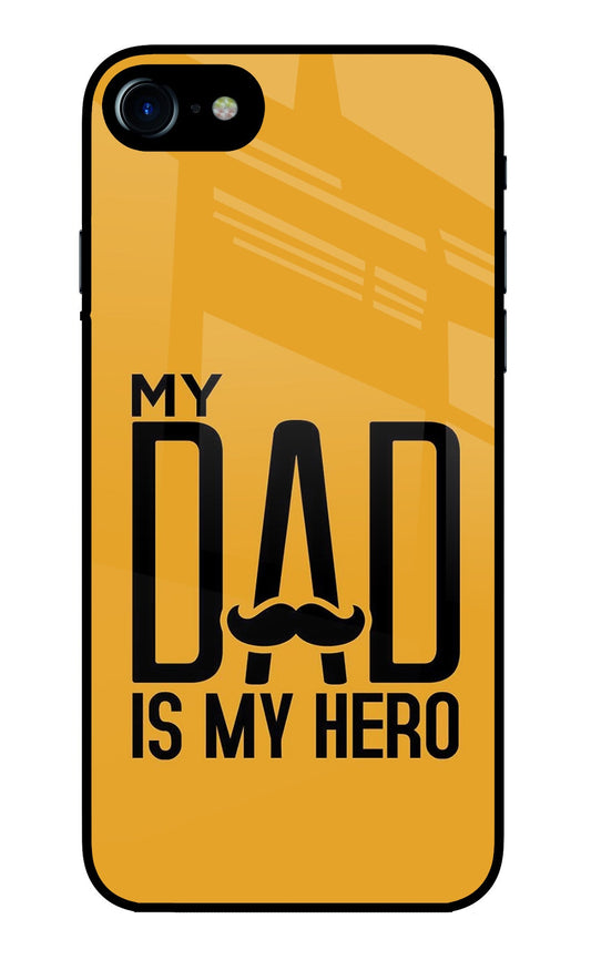 My Dad Is My Hero iPhone 7/7s Glass Case