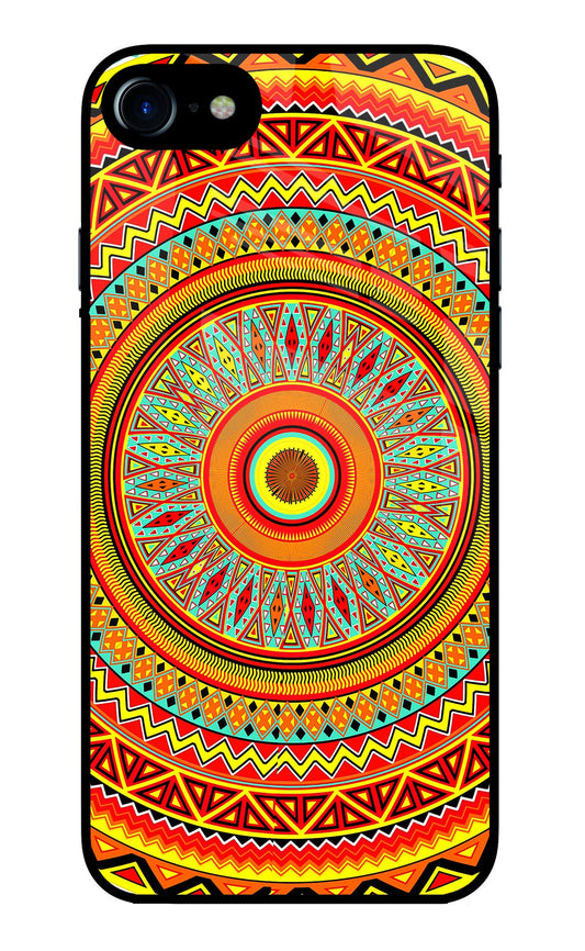 Mandala Pattern iPhone 7/7s Glass Case