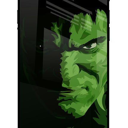 HULK iPhone 7/7s Glass Case Back Cover by Casekaro