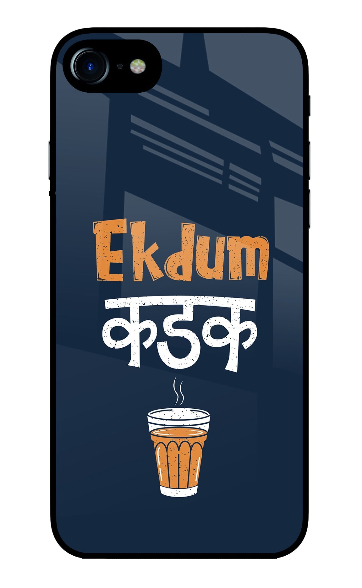 Ekdum Kadak Chai iPhone 7/7s Glass Case