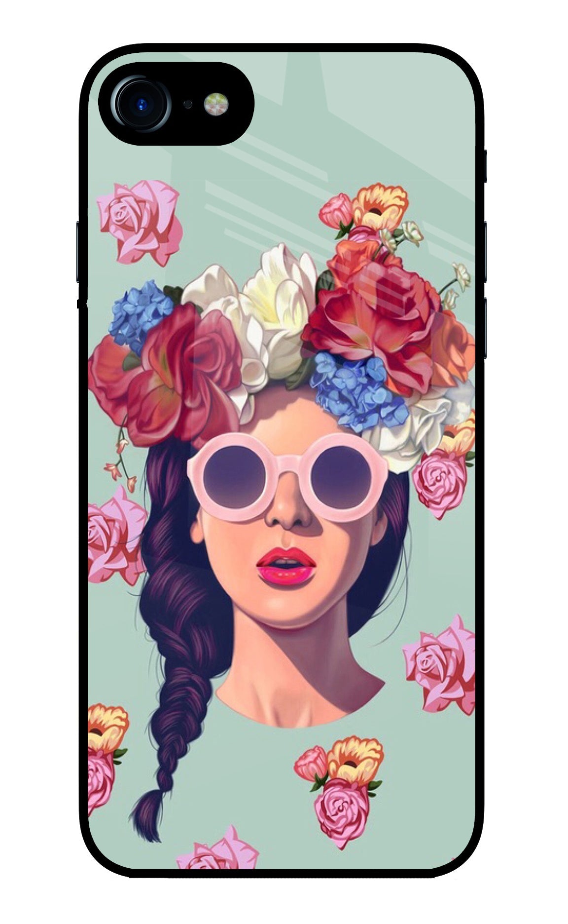 Pretty Girl iPhone 7/7s Glass Case